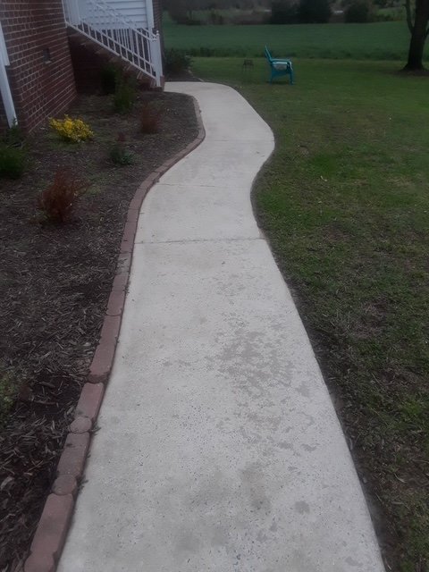 House exterior after professional cleaning