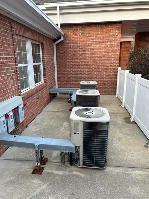 Brick steps after professional pressure washing