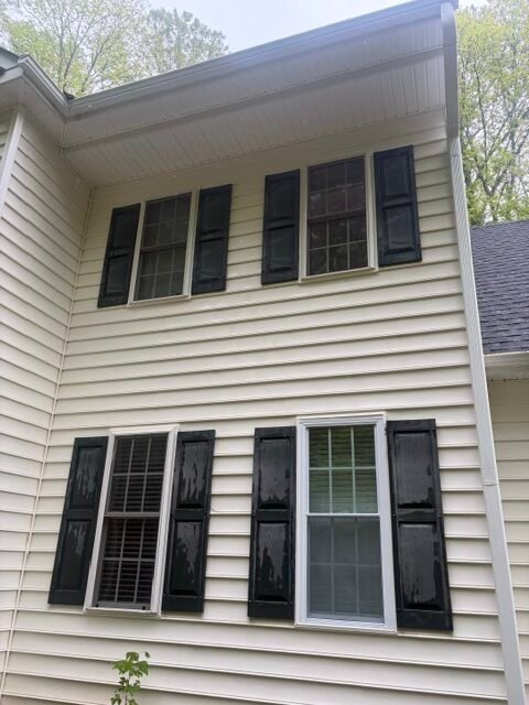 House exterior after professional cleaning