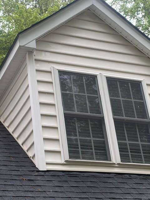 House exterior after professional cleaning