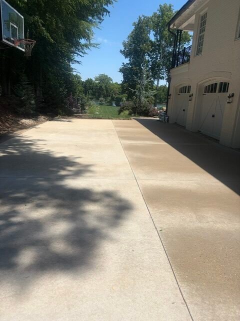 House exterior after professional cleaning